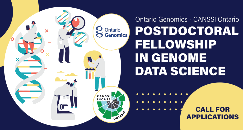Ontario Genomics-CANSSI Ontario Postdoctoral Fellowship in Genome Data Science